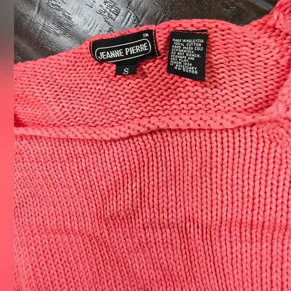 JEANNE PIERRE Women's Pink Sweater - Picture 6 of 9